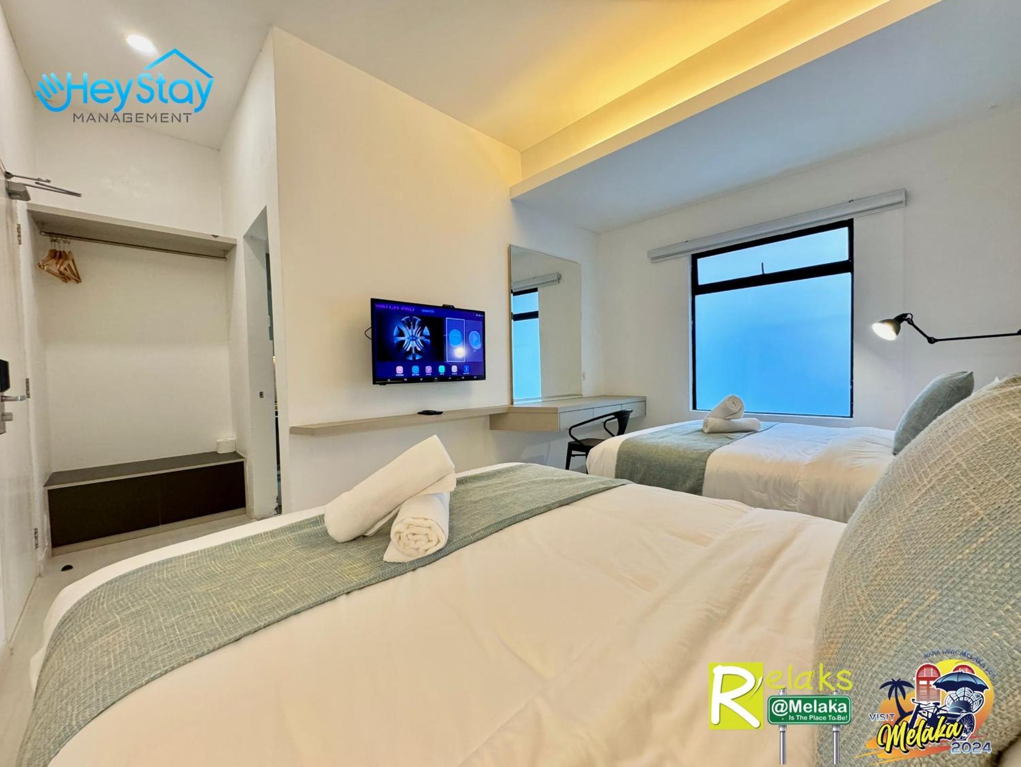 Modern Cave Guest House Walking Distance 5Mins To Jonker Malacca エクステリア 写真