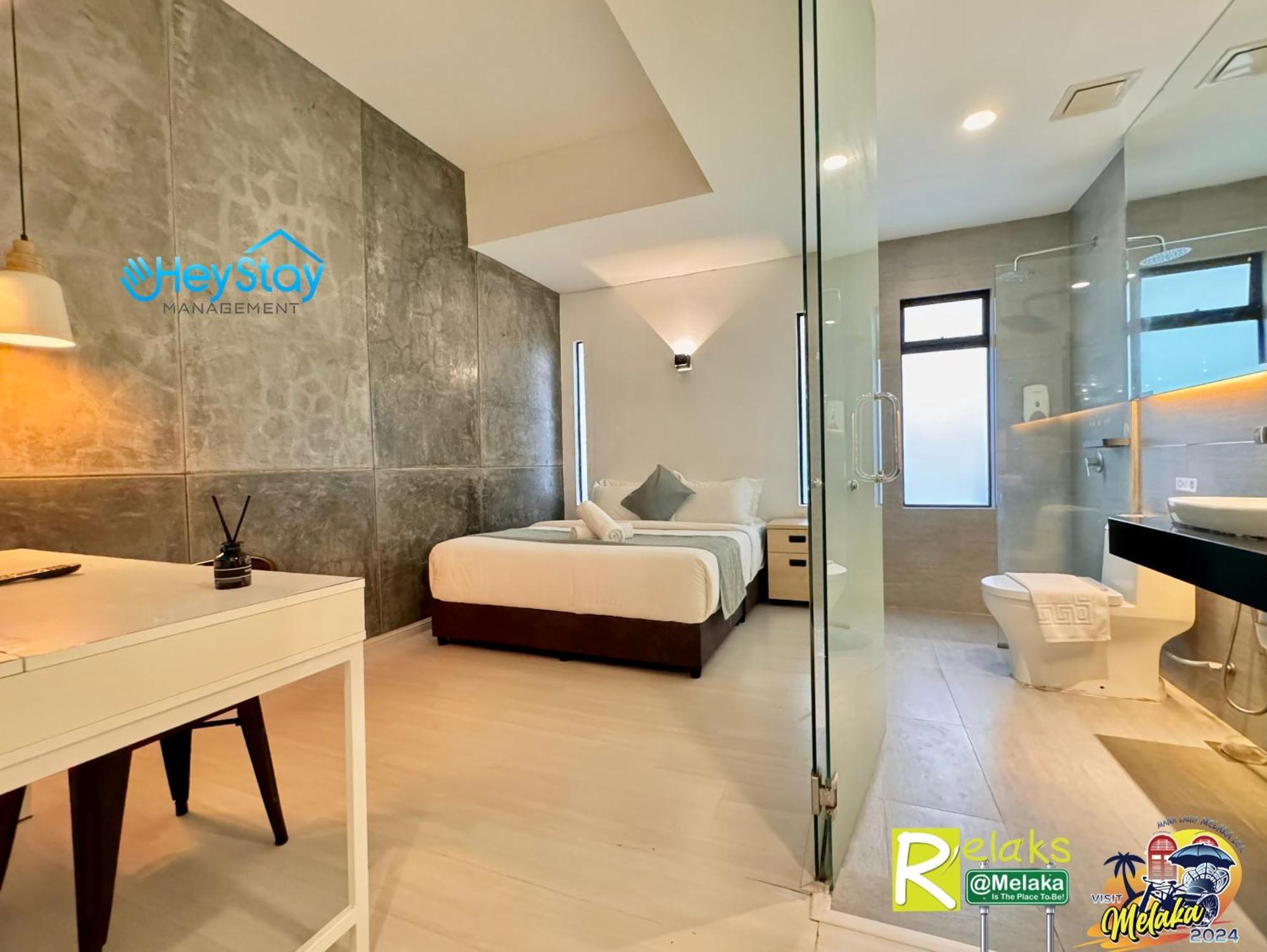 Modern Cave Guest House Walking Distance 5Mins To Jonker Malacca エクステリア 写真