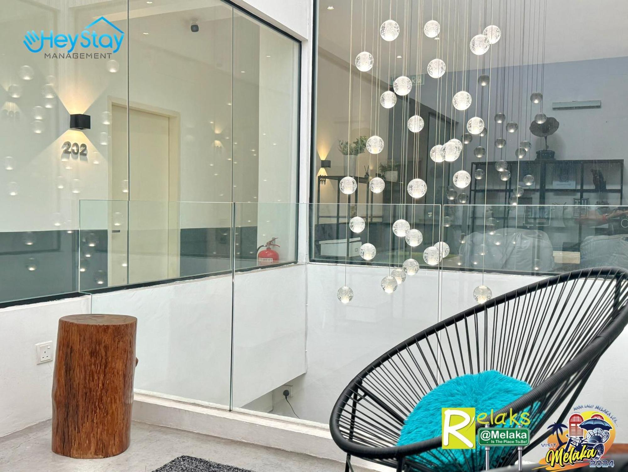 Modern Cave Guest House Walking Distance 5Mins To Jonker Malacca エクステリア 写真